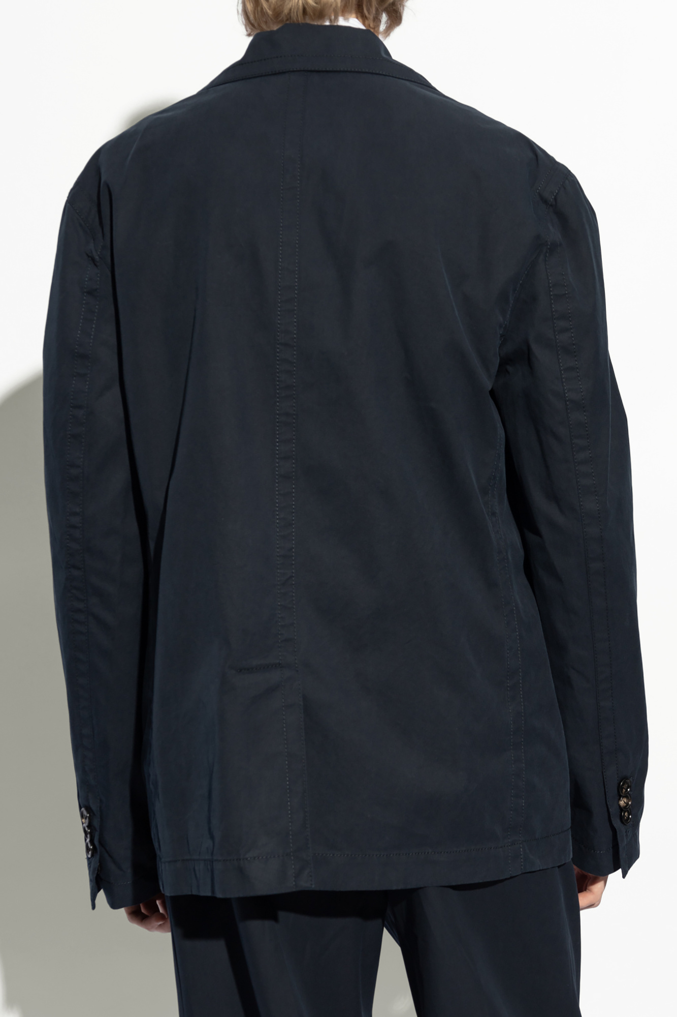 Navy blue Double-breasted jacket Bottega Veneta - Vitkac AS